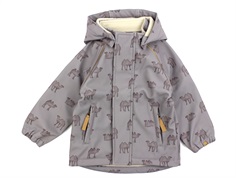 Lil Atelier wet weather transition jacket camels